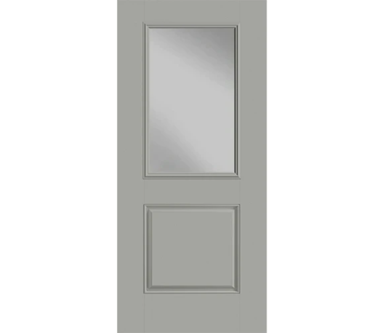 Champaign Half Light 1 Panel Fiberglass Entry Door