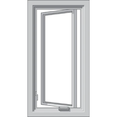 Champaign Pella Hurricane Shield Series Vinyl Casement Window