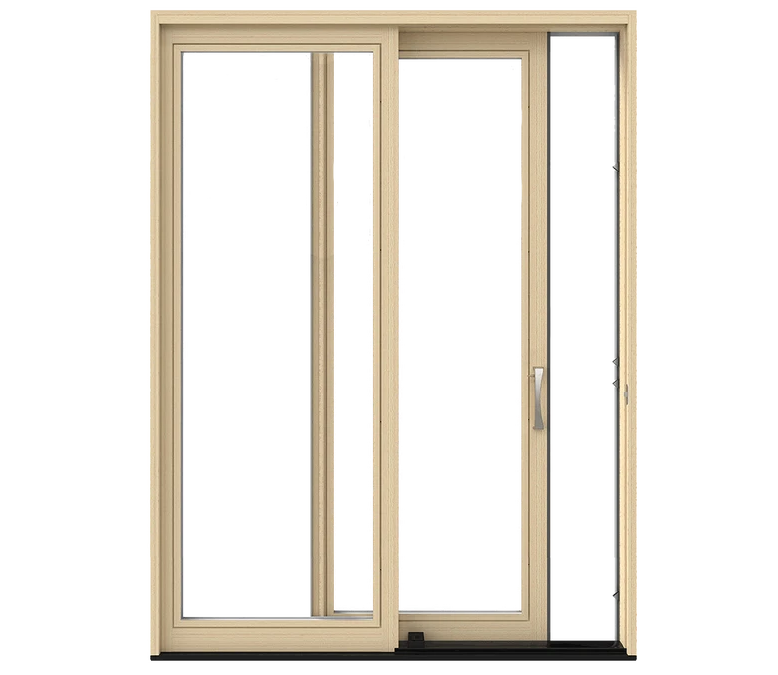 Champaign Pella Lifestyle Series Wood Sliding Patio Doors